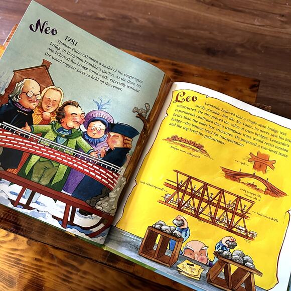 Neo Leo The Ageless Ideas Of Leonardo Di Vinci Hardcover Book - Picture 5 of 9